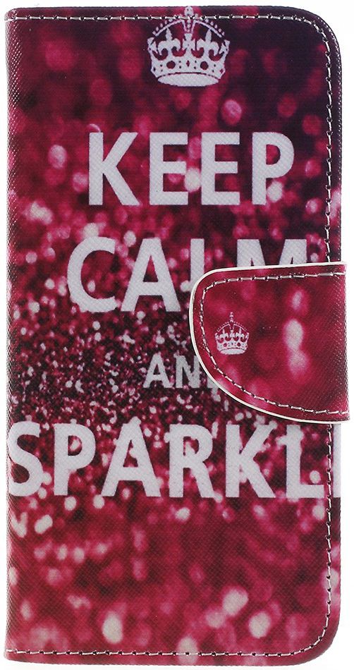 Samsung Galaxy J6 (2018) Portemonnee Hoesje Sparkle afbeelding 1