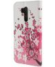 LG G7 ThinQ Portemonnee Hoesje Blossom