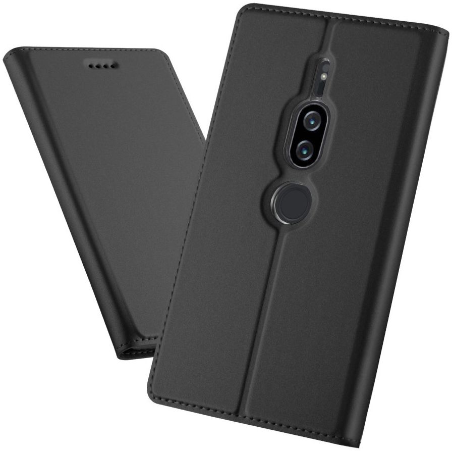 Sony Xperia XZ2 Premium Book Cover Zwart afbeelding 3