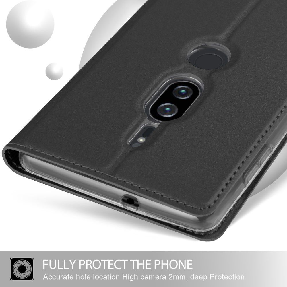 Sony Xperia XZ2 Premium Book Cover Zwart afbeelding 6