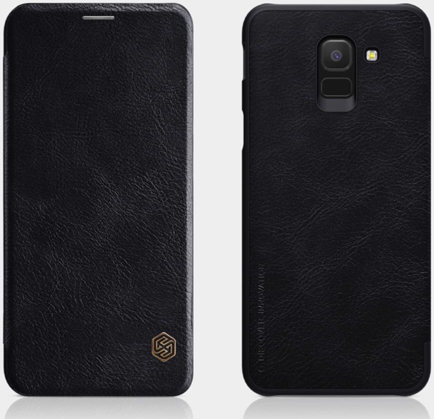 Nillkin Qin Series Flip Hoesje Samsung Galaxy J6 (2018) Zwart afbeelding 12