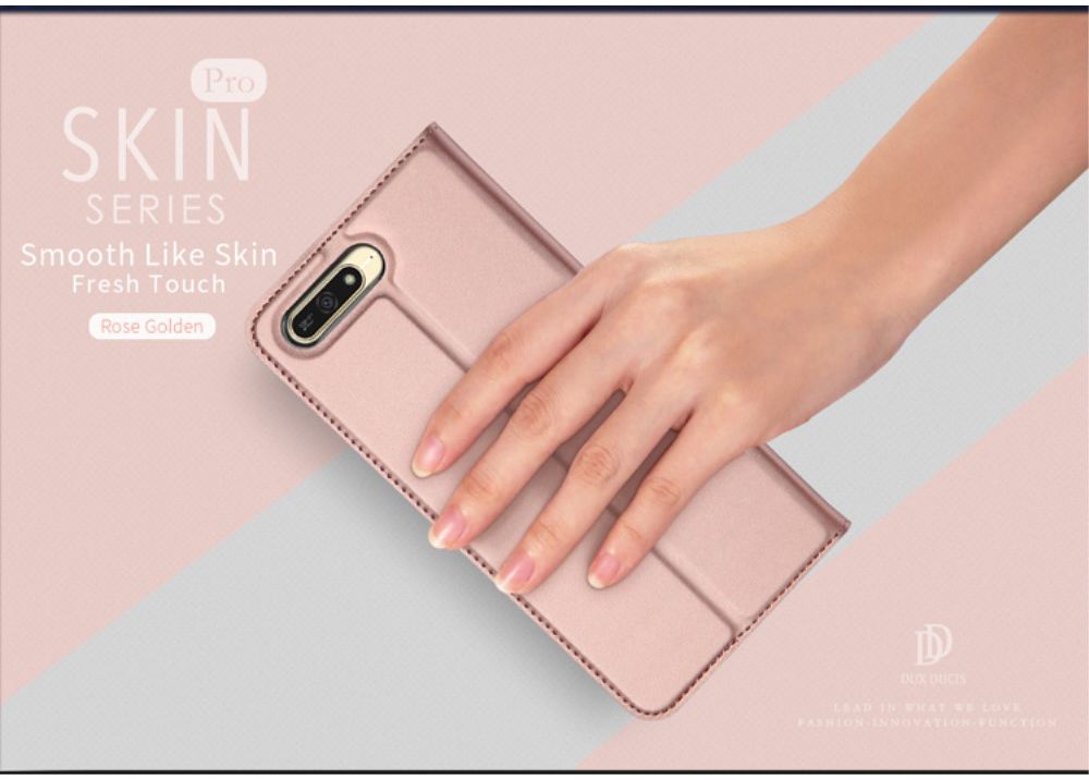 Dux Ducis Book Case Honor 7A / Huawei Y6 (2018) Hoesje Roze Goud afbeelding 5