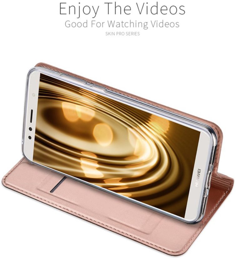 Dux Ducis Book Case Honor 7A / Huawei Y6 (2018) Hoesje Roze Goud afbeelding 7