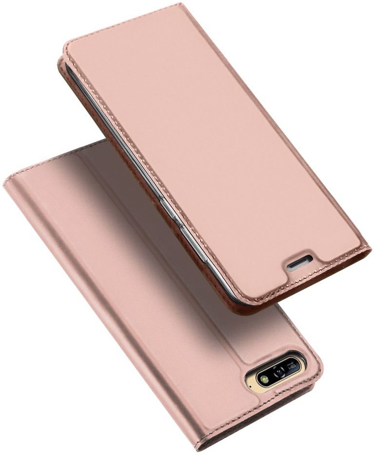 Dux Ducis Book Case Honor 7A / Huawei Y6 (2018) Hoesje Roze Goud afbeelding 10