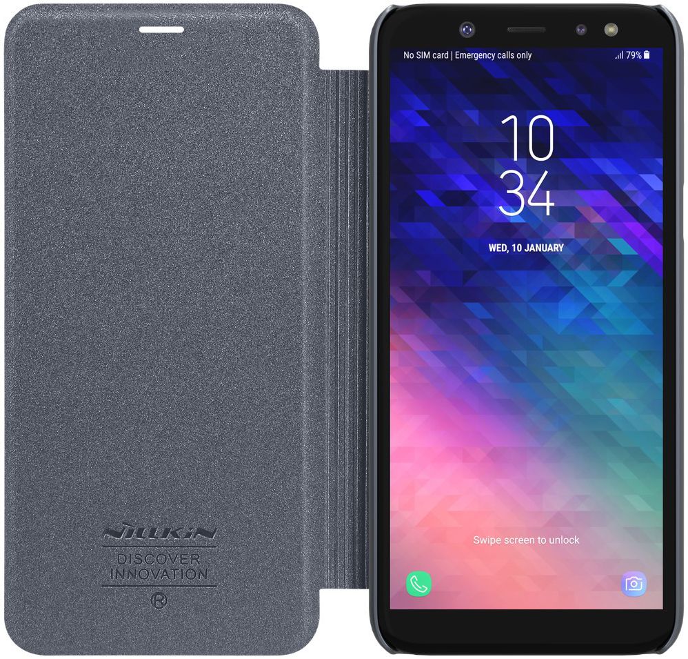 Nillkin Sparkle Series Samsung Galaxy A6 Zwart afbeelding 2