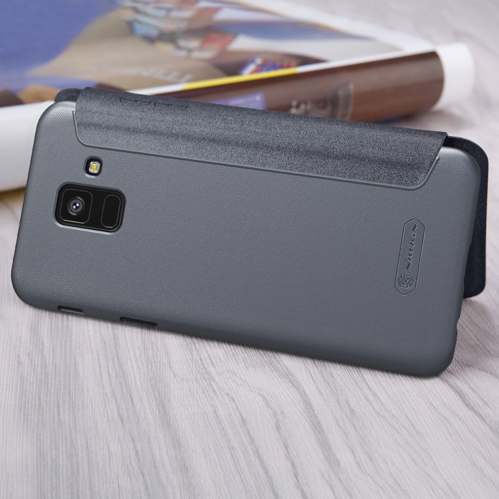 Nillkin Sparkle Series Samsung Galaxy A6 Zwart afbeelding 6