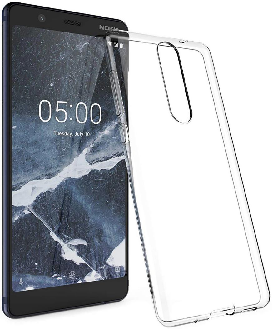 Nokia 5.1 Hoesje Dun TPU Transparant afbeelding 2