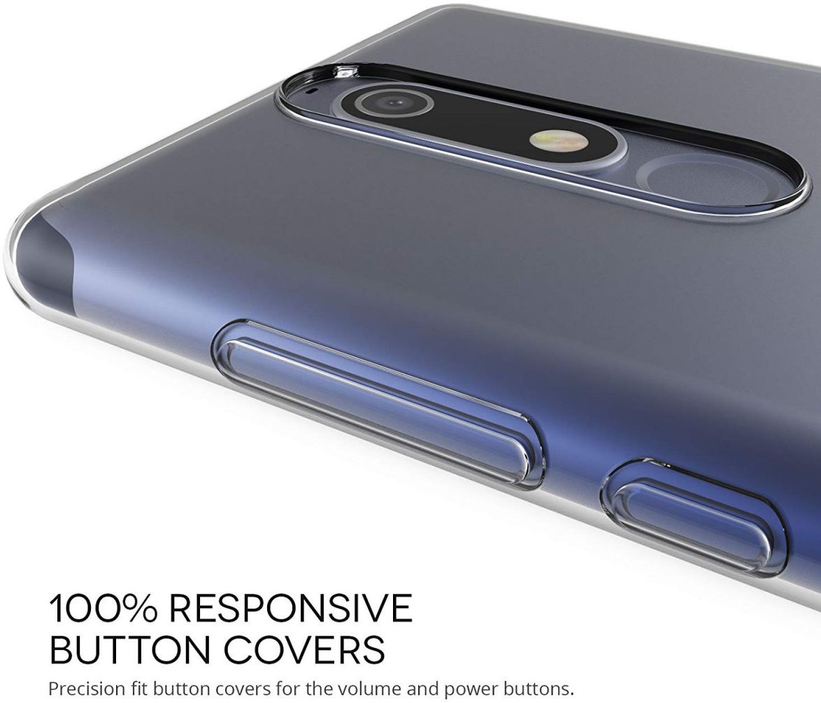 Nokia 5.1 Hoesje Dun TPU Transparant afbeelding 4