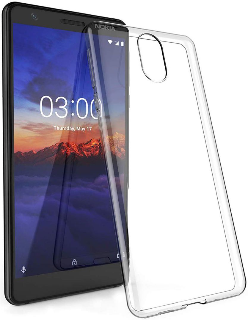 Nokia 3.1 Hoesje Dun TPU Transparant afbeelding 1