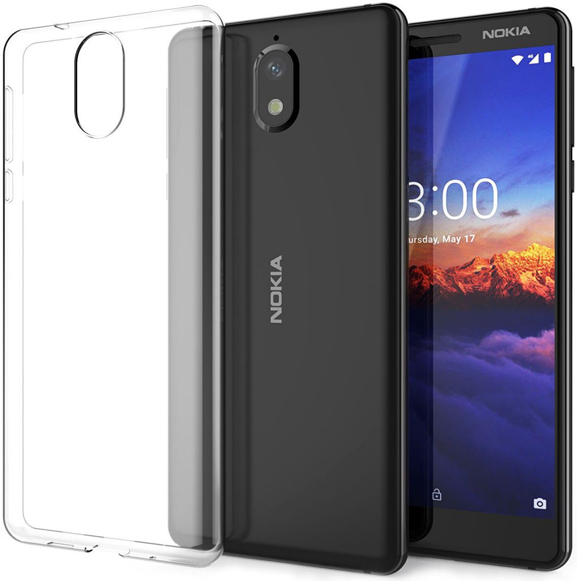 Nokia 3.1 Hoesje Dun TPU Transparant afbeelding 2