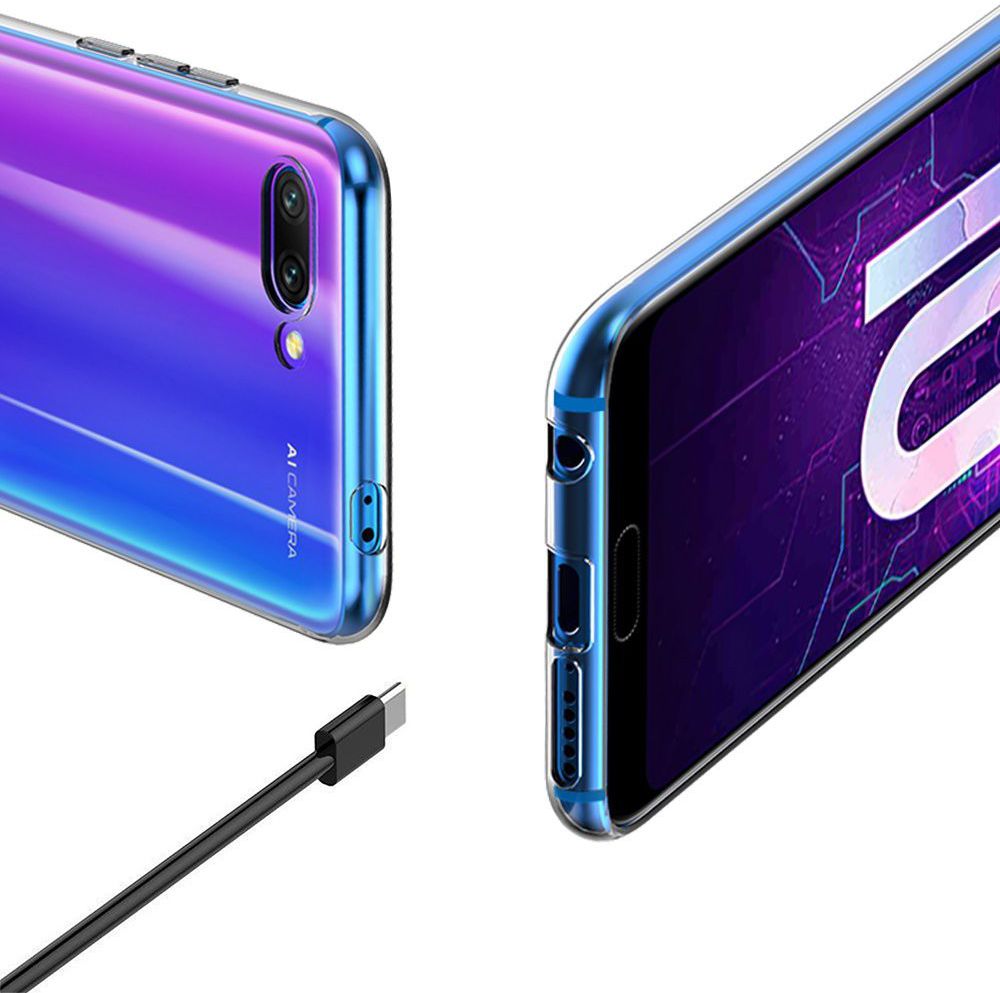 Honor 10 Hoesje Dun TPU Transparant afbeelding 6