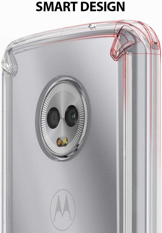 Ringke Fusion Motorola Moto G6 Hoesje Doorzichtig Clear afbeelding 3