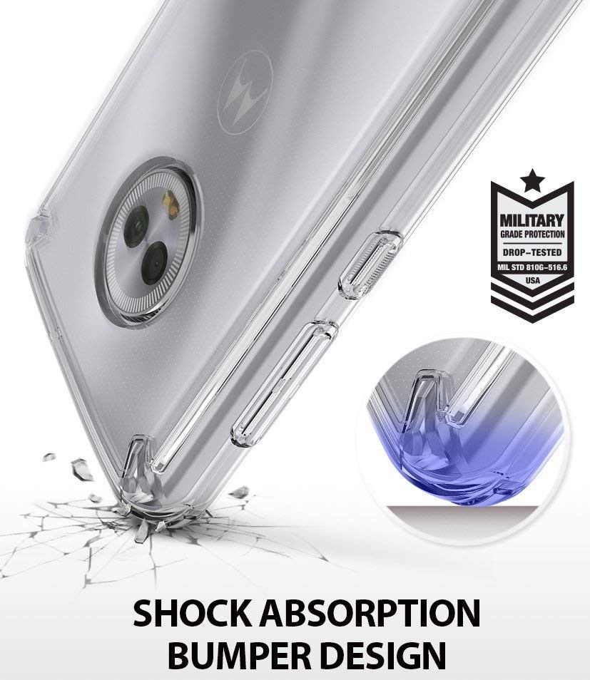 Ringke Fusion Motorola Moto G6 Hoesje Doorzichtig Clear afbeelding 6