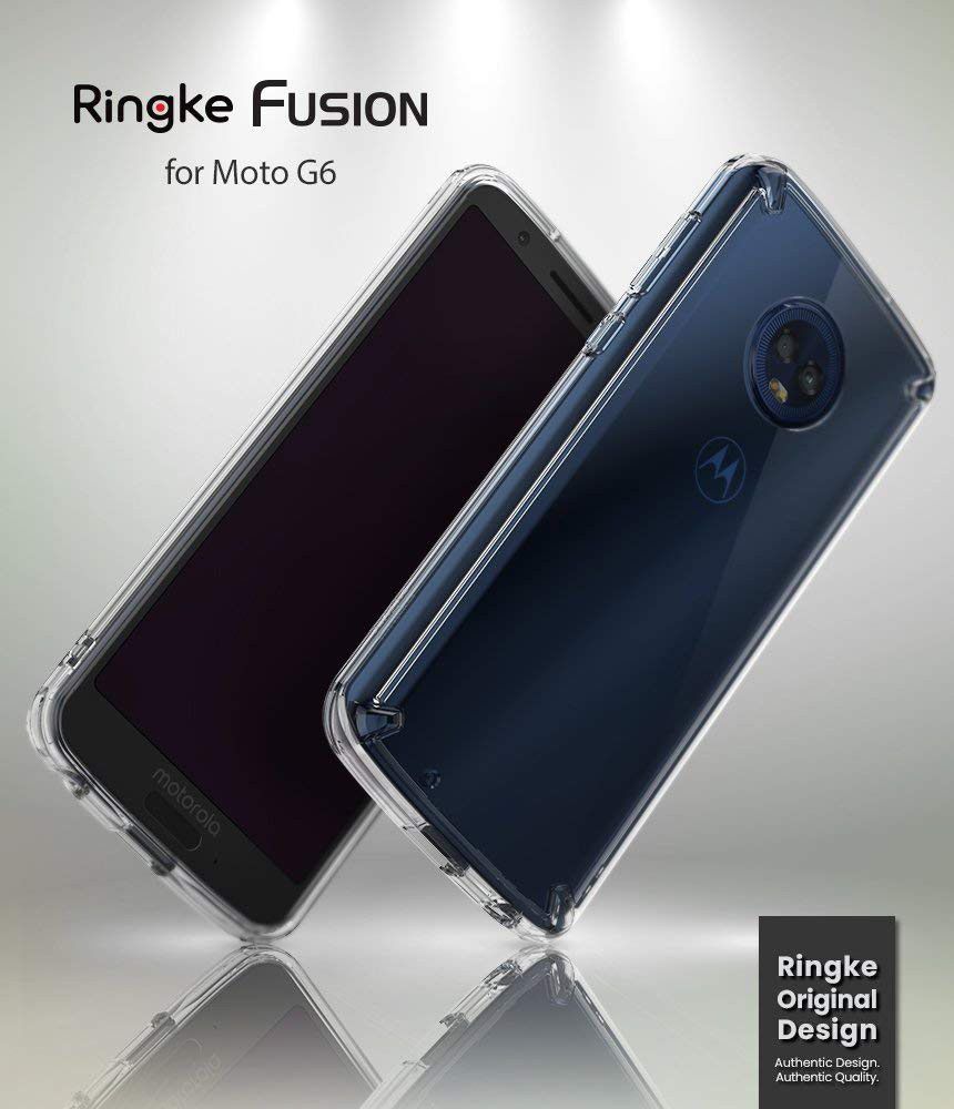 Ringke Fusion Motorola Moto G6 Hoesje Doorzichtig Clear afbeelding 8