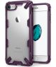 Ringke Fusion X Apple iPhone 7 / 8 Hoesje Doorzichtig Paars