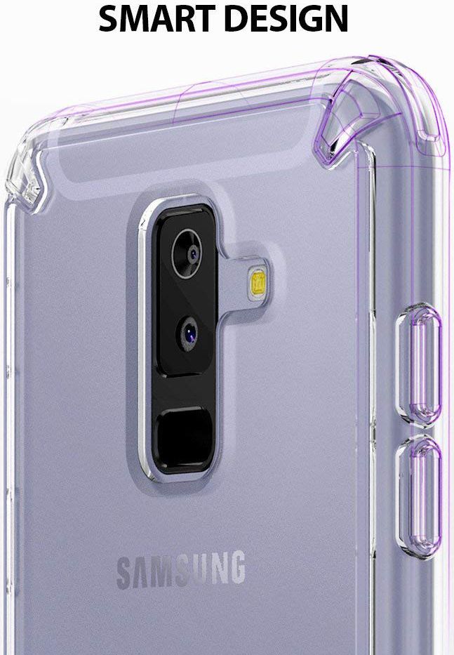 Ringke Fusion Galaxy A6 Plus (2018) Hoesje Doorzichtig Transparant afbeelding 3