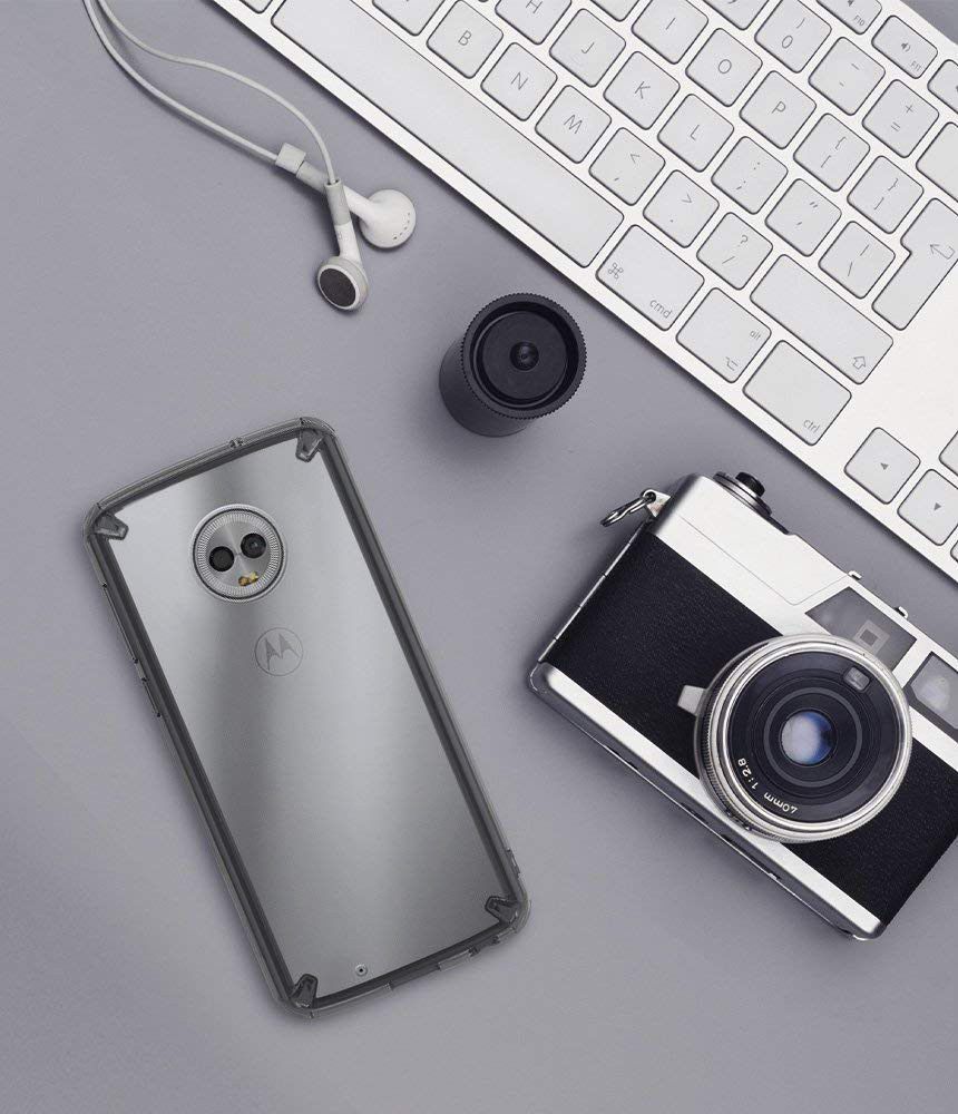 Ringke Fusion Motorola Moto G6 Hoesje Doorzichtig Zwart afbeelding 5