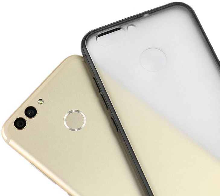 Huawei Y6 (2018) Hoesje Armor Backcover Zwart afbeelding 2