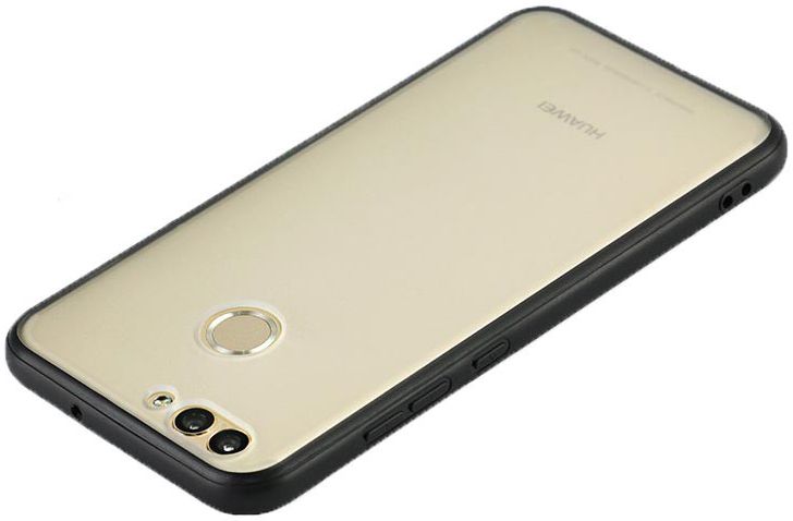 Huawei Y6 (2018) Hoesje Armor Backcover Zwart afbeelding 4