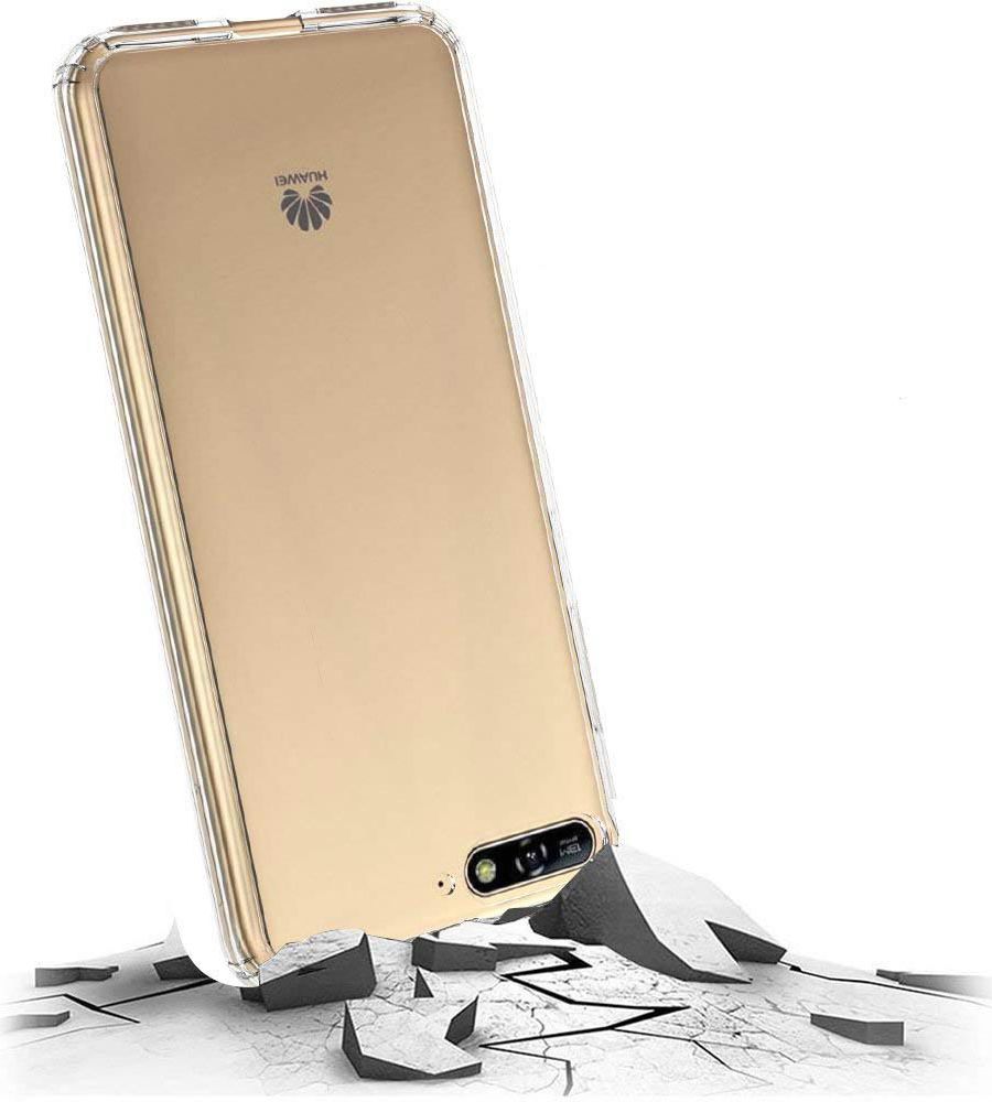 Huawei Y6 (2018) Hoesje Armor Backcover Transparant afbeelding 2