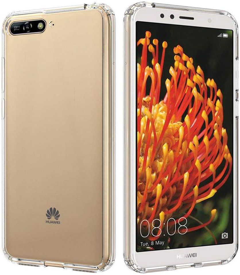 Huawei Y6 (2018) Hoesje Armor Backcover Transparant afbeelding 4