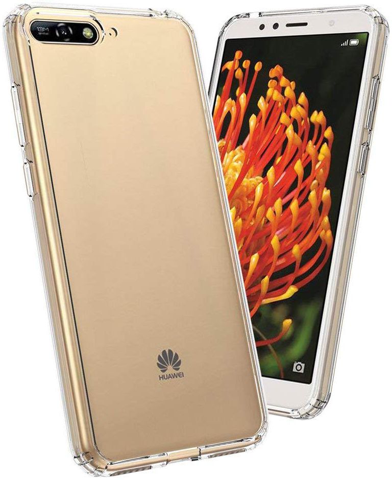 Huawei Y6 (2018) Hoesje Armor Backcover Transparant afbeelding 6