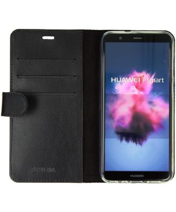 Valenta Booklet Classic Luxe Black Huawei P Smart Zwart Hoesjes