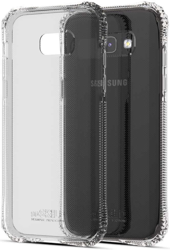 SoSkild Samsung Galaxy A6 Transparant Hoesje Absorb Impact Backcover afbeelding 4