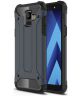 Samsung Galaxy A6 Hybride Hoesje Donker Blauw