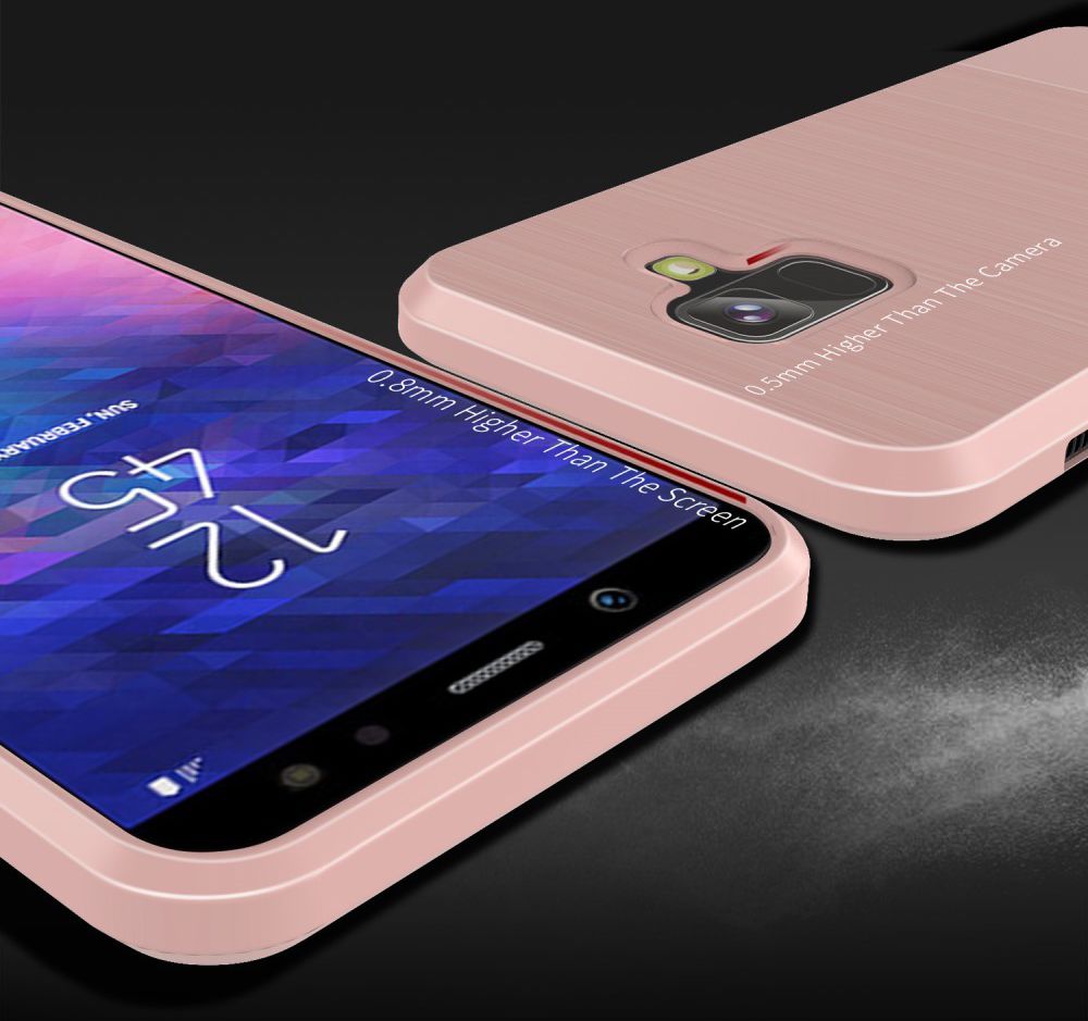 Dux Ducis Mojo Geborsteld TPU Hoesje Samsung Galaxy A6 Roze afbeelding 5