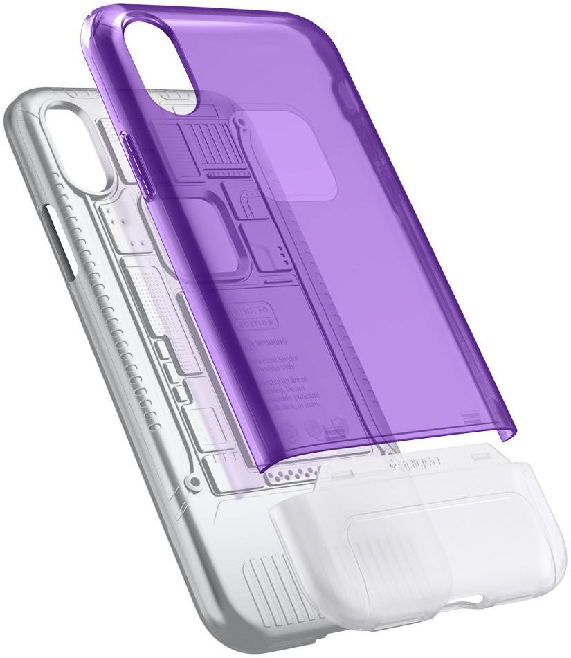 Spigen Classic C1 Apple iPhone X Grape afbeelding 4