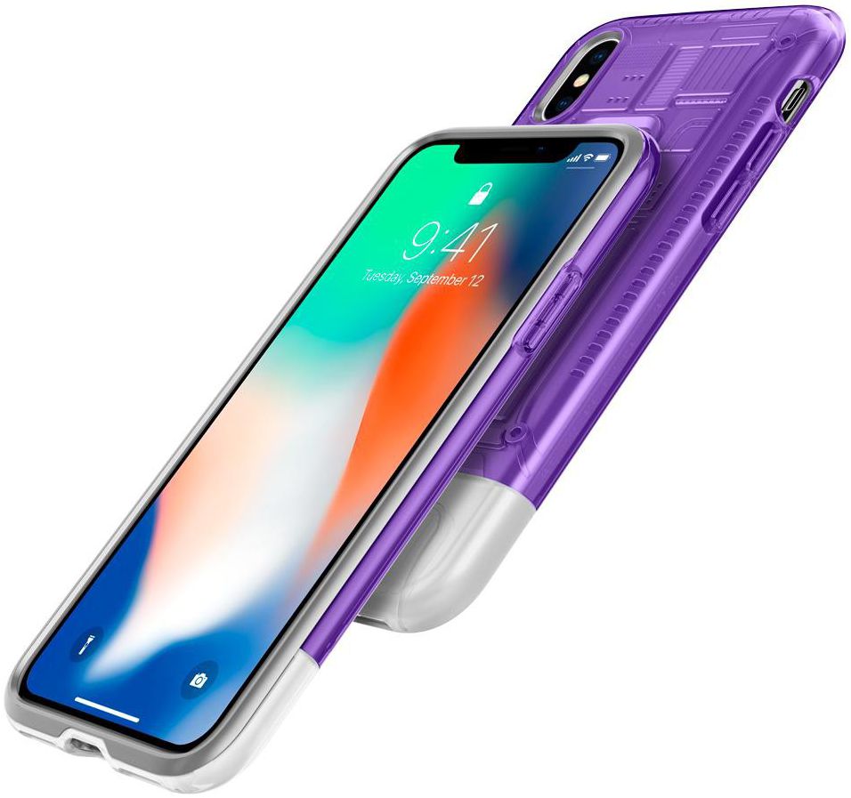 Spigen Classic C1 Apple iPhone X Grape afbeelding 5