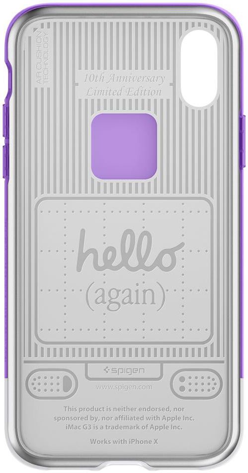 Spigen Classic C1 Apple iPhone X Grape afbeelding 7
