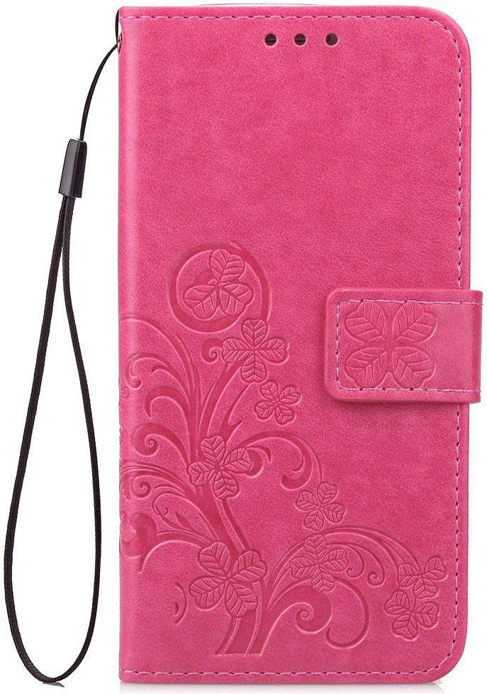 Huawei P20 Pro Portemonnee Hoesje met Bloem Print Roze afbeelding 17