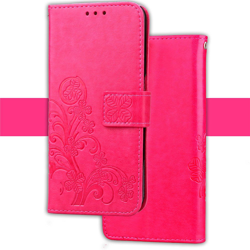 Huawei P20 Pro Portemonnee Hoesje met Bloem Print Roze afbeelding 10