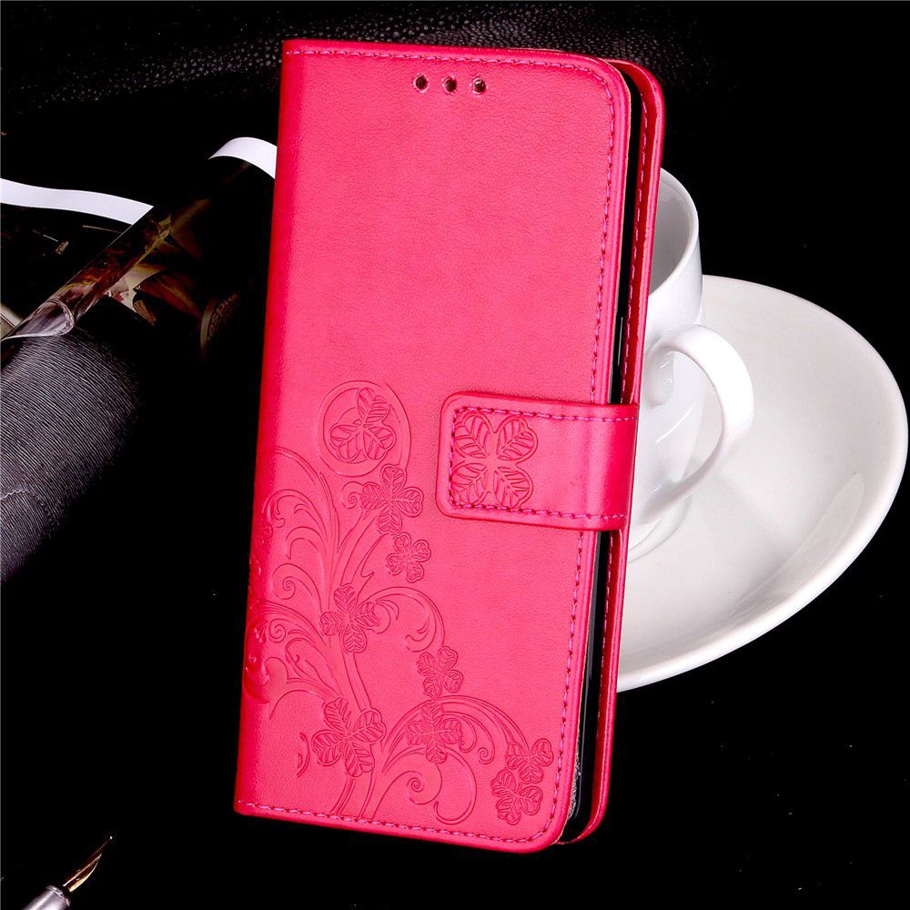 Huawei P20 Pro Portemonnee Hoesje met Bloem Print Roze afbeelding 11