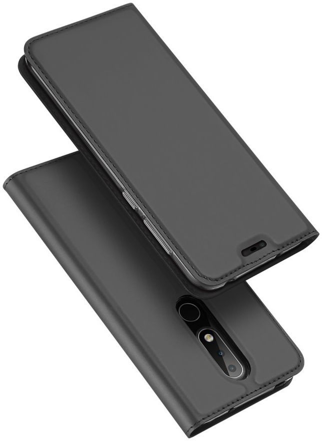 Dux Ducis Premium Book Case Nokia 6.1 Plus Hoesje Zwart afbeelding 5