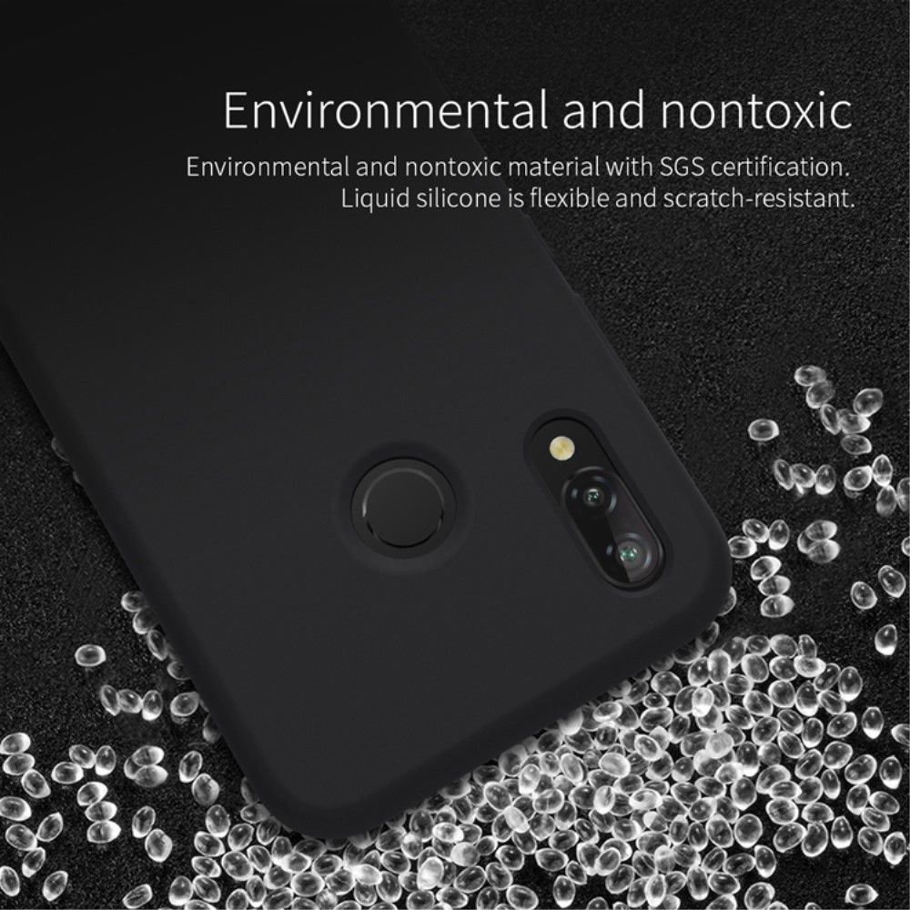 Nillkin Flex Pure Siliconen Cover Huwei P20 Lite Zwart afbeelding 9