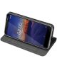 Dux Ducis Premium Book Case Nokia 3.1 Hoesje met Kaarthouder Grijs