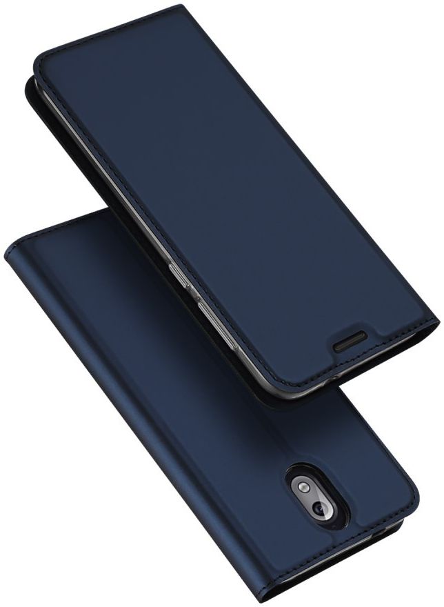 Dux Ducis Premium Book Case Nokia 3.1 Hoesje met Kaarthouder Blauw afbeelding 5