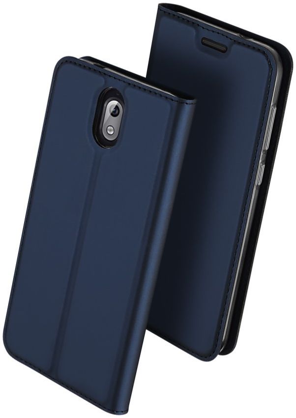 Dux Ducis Premium Book Case Nokia 3.1 Hoesje met Kaarthouder Blauw afbeelding 6