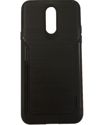 Origineel LG Q7 CleanUp Jelly Case Hoesje Zwart Hoesjes