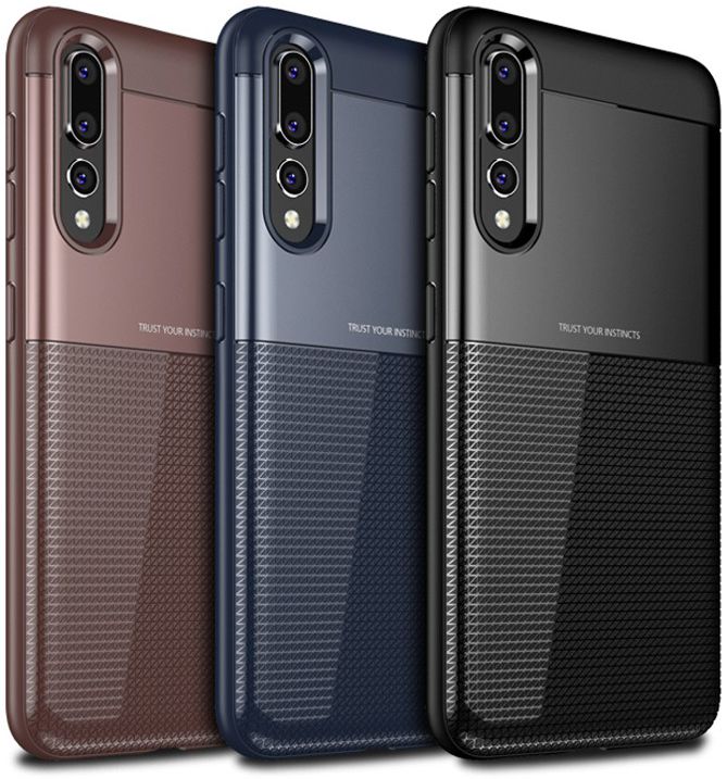 Huawei P20 Pro Schild TPU Hoesje Blauw afbeelding 7