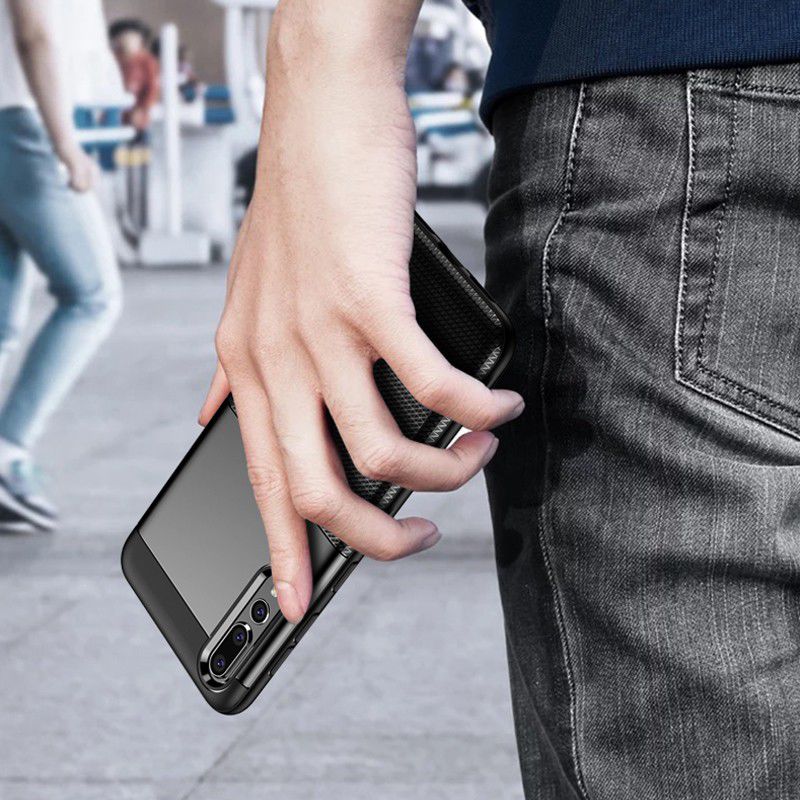 Huawei P20 Pro Schild TPU Hoesje Rood afbeelding 6