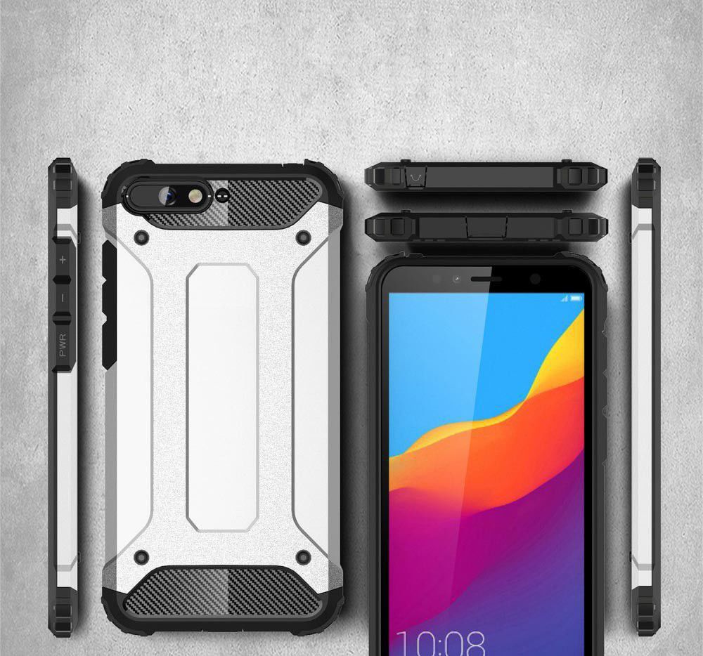 Honor 7A / Huawei Y6 (2018) Hybride Hoesje Donker Blauw afbeelding 7