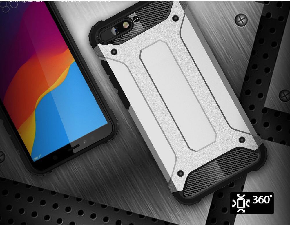 Honor 7A / Huawei Y6 (2018) Hybride Hoesje Donker Blauw afbeelding 9