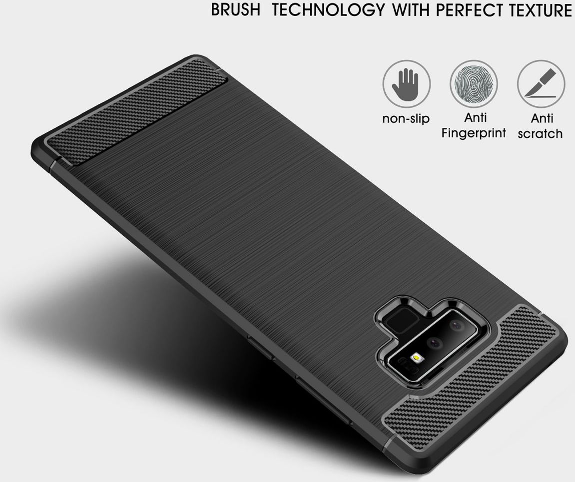 Samsung Galaxy Note 9 Geborsteld TPU Hoesje Rood afbeelding 7