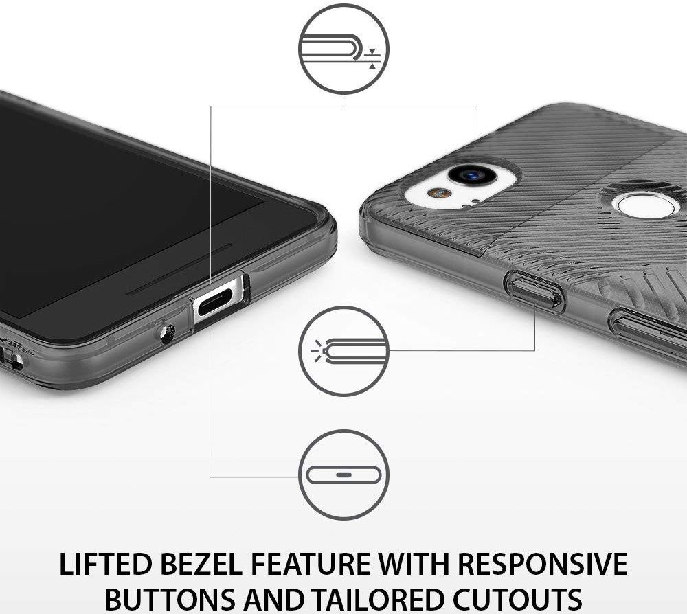 Ringke Bevel Google Pixel 2 Smoke Black afbeelding 3