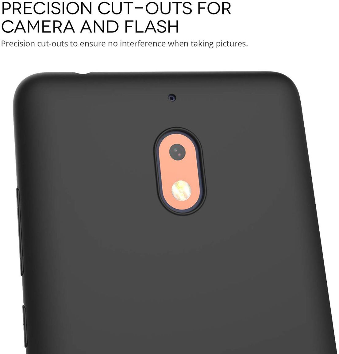 Nokia 2.1 TPU Hoesje Zwart afbeelding 6