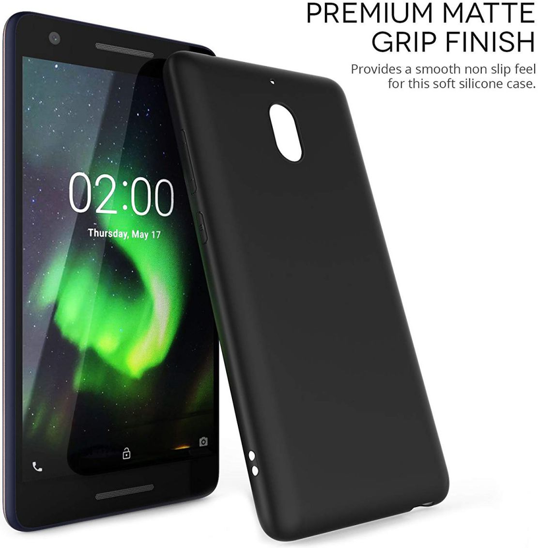 Nokia 2.1 TPU Hoesje Zwart afbeelding 8